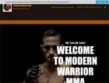 Tablet Screenshot of modernwarriormma.com